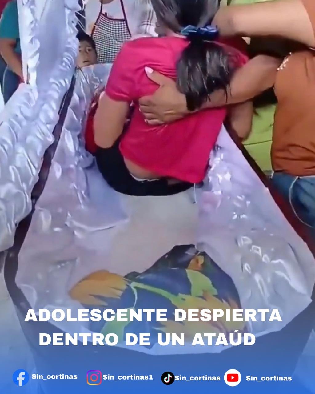 Adolescente despierta dentro de un ataúd en Guatemala